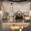 Acrylic Toilet Storage Rack Bathroom Non Perforated Wall Mounted Washbasin Cosmetic Storages Rack Household Bathroom Portable Storage Tool Ya397