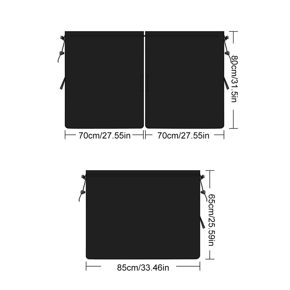 Car Privacy Curtains with Car Side Window Shades Car Divider Curtain Car Isolation Curtain for Travel Camping Sleeping Shading