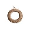 Round Jute Woven Pot Pad Heat Proof Pan Place-mat Coaster Pot Holders  Kitchen