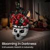 Flower Pot Gothic Flower Pot Building Set Halloween Decoration Suitable For Home Desktop