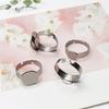 10pcs Stainless Steel Rings Bases Sturdy Stainless Steel Adjustable Rings Mounts For Crafting Unique Jewelry