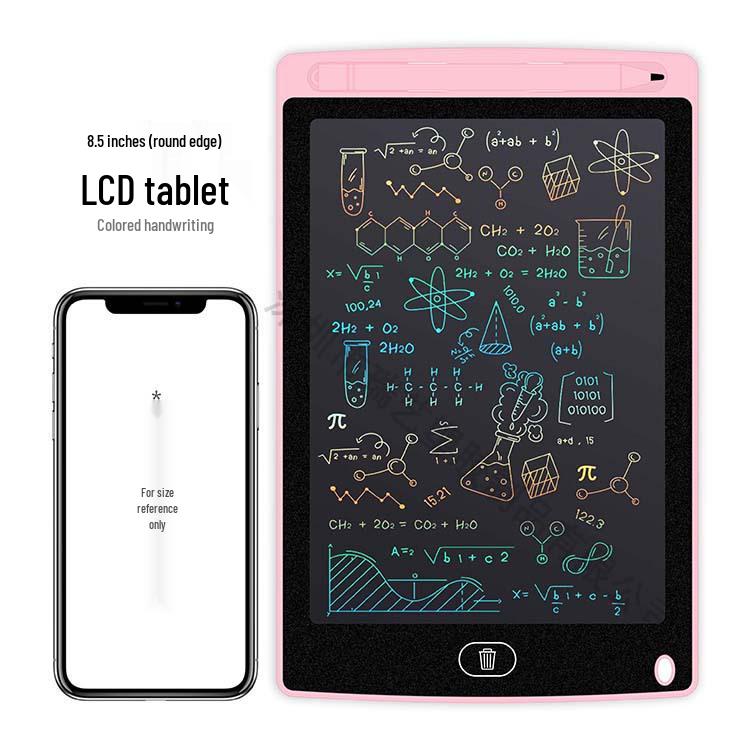 LCD Writing Tablet: 8.5/10/12 Inch Electronic Drawing & Painting Board for Kids - Hand-drawn & Blackboard Style.