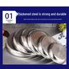 Extra Thick Stainless Steel Colander Steamer Basket with Flat Bottom and Fine Mesh Sieve