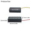 4 Strings Electric Bass Guitar Pickup Double Coil Bass Pickup Ceramic Magnet for Electric Bass Guitar Replacement Part