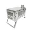 Luogong Spark Stainless Steel Portable Folding Wood Stove with Chimney