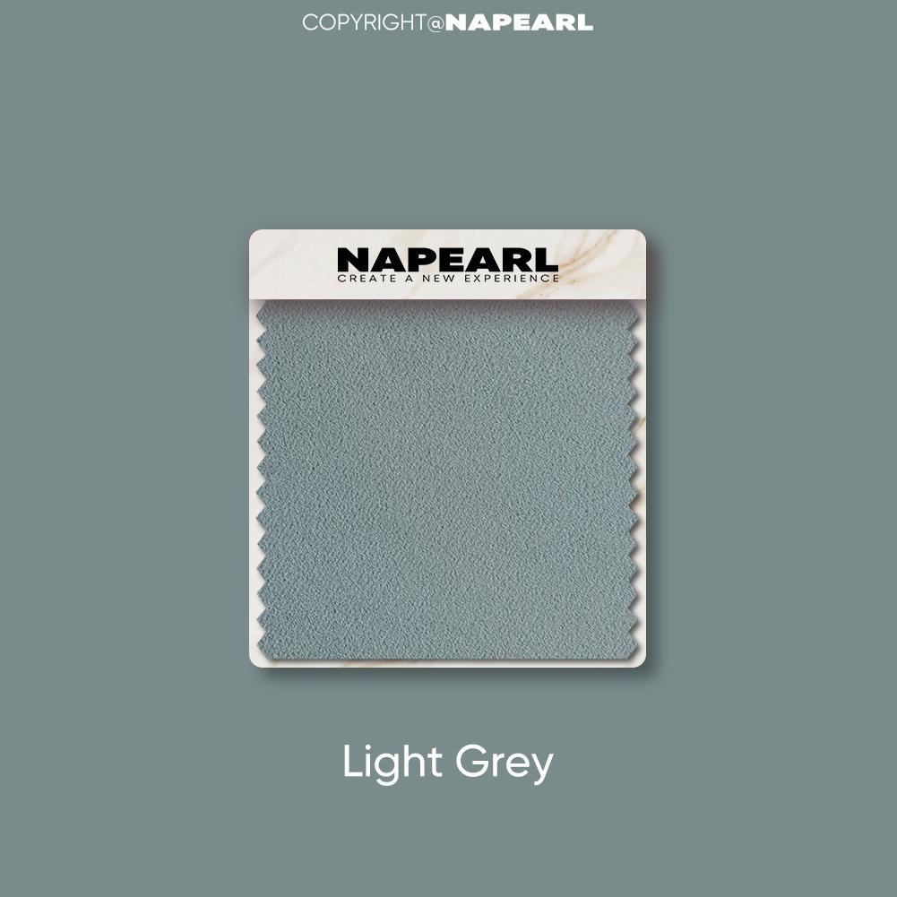 

1 шт. NAPEARL 70-80% затемняющие несколько однотонных окрашенных штор для гостиной, спальни, мягкая занавеска, домашний декор W150cm x L260cm светло-серый