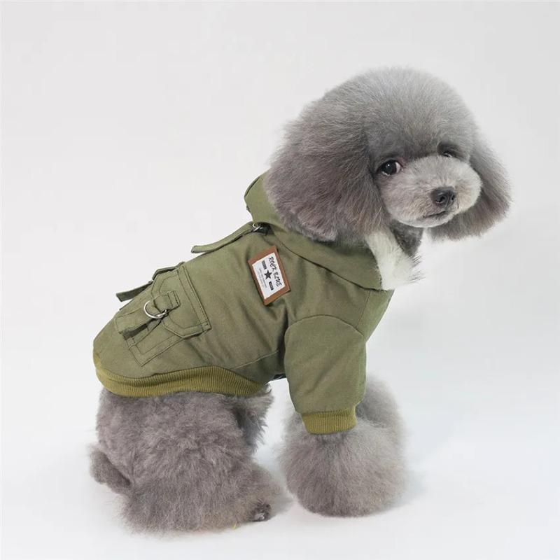 Warm Pet Dog Clothes Thicken Winter Coat Puppy Cat England Grid Jackets Overalls For Dogs Vest Chihuahua Clothing Pets Products