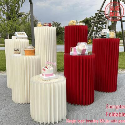 Origami Roman Column Stand for Cakes and Decorations