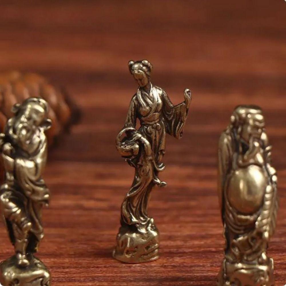 Copper Crafts Buddha Pendant Accessories Carved Buddha Miniatures Buddha Sculpture Desktop