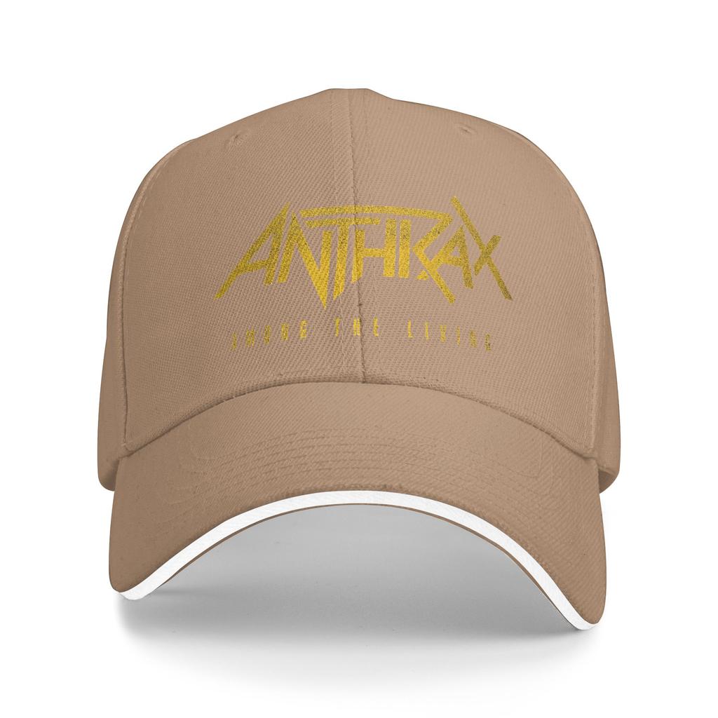 Anthrax Among The Living Baseballová čepice Letní Trucker Hat Ochrana proti slunci Tenisová Skate Snapback Čepice Pánská Dámská Stylové Baseballové Čepice