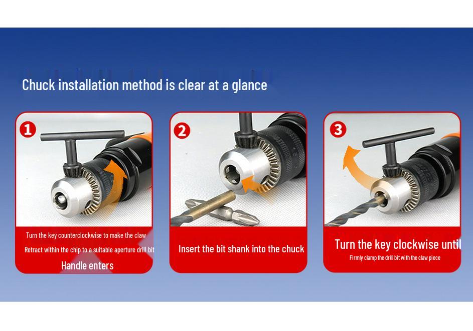 Gaobao 10mm Pneumatic Drill: 3/8'' Industrial Air-Powered Tool with Forward/Reverse Rotation for Drilling
