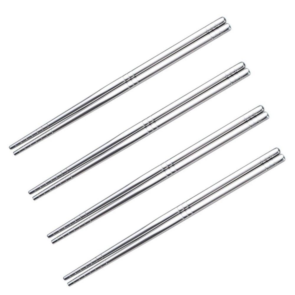 Mirror Polished Sterilizable Non-slip Chopsticks Metal Chopsticks Kitchen Accessories Tableware