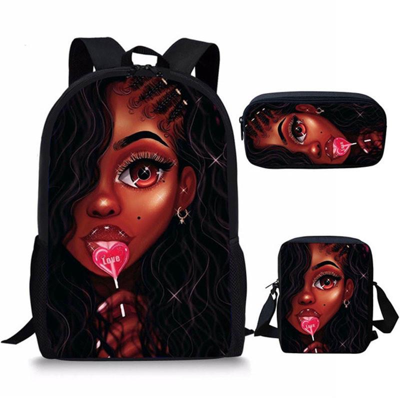 Nonspecific Girls School Backpack Set With Pencil Case For Daily Use And Storage Solution