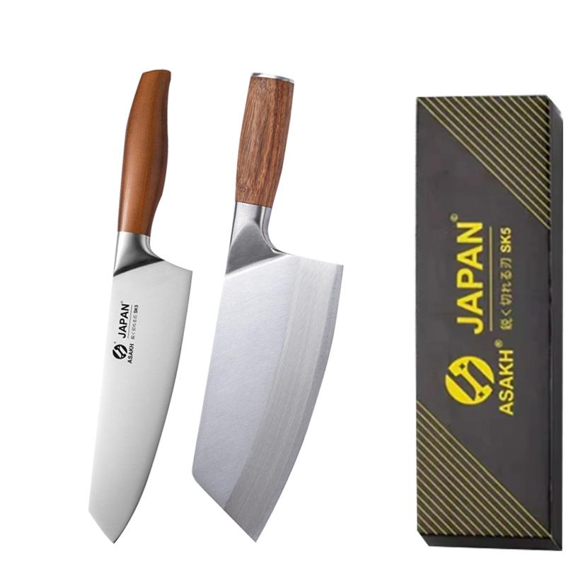 Japanese Chef Knife Professional Kitchen Knives Set Meat Cleaver Fish Fillet Slicing Santoku Knife Cooking Butcher Knife