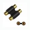Nový F/F Audio Video Dual RCA spojovací kabel Adaptér Spojovací konektor Zástrčka Female To Female
