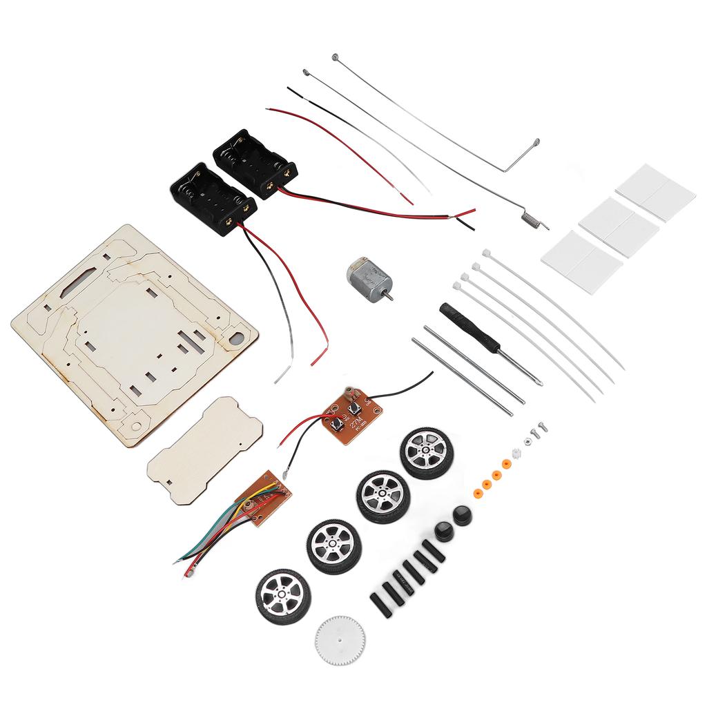 DIY Wireless Remote Control Car Wooden RC Car Model Kit for Boys and Girls Teens and Adults