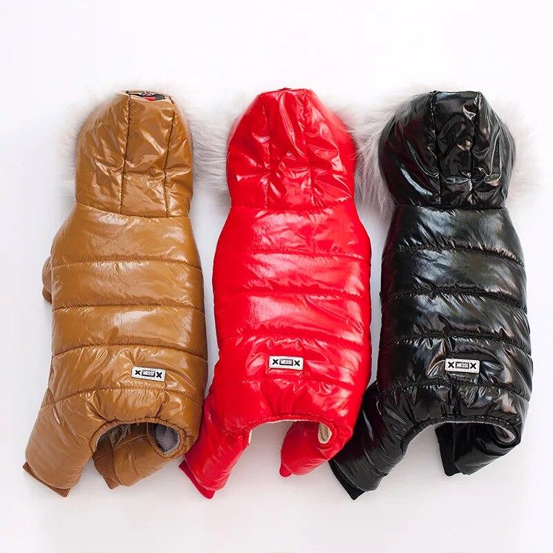 Thicken Warm Puppy Pet Coats Waterproof Dog Jacket Autumn/Winter Clothes For Dogs Chihuahua Pug French Bulldog Clothing