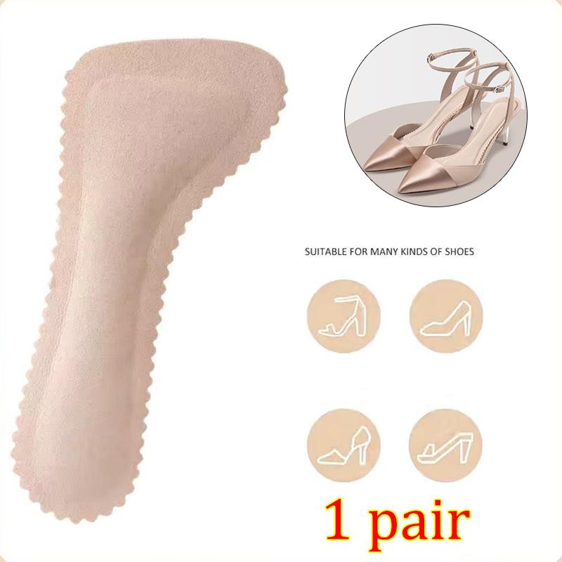 Sandals Insoles Self-adhesive Non-slip Women Shoes Pads Breathable High-heeled Shoe Soft Cushion Sole Stickers Orthotics Inserts