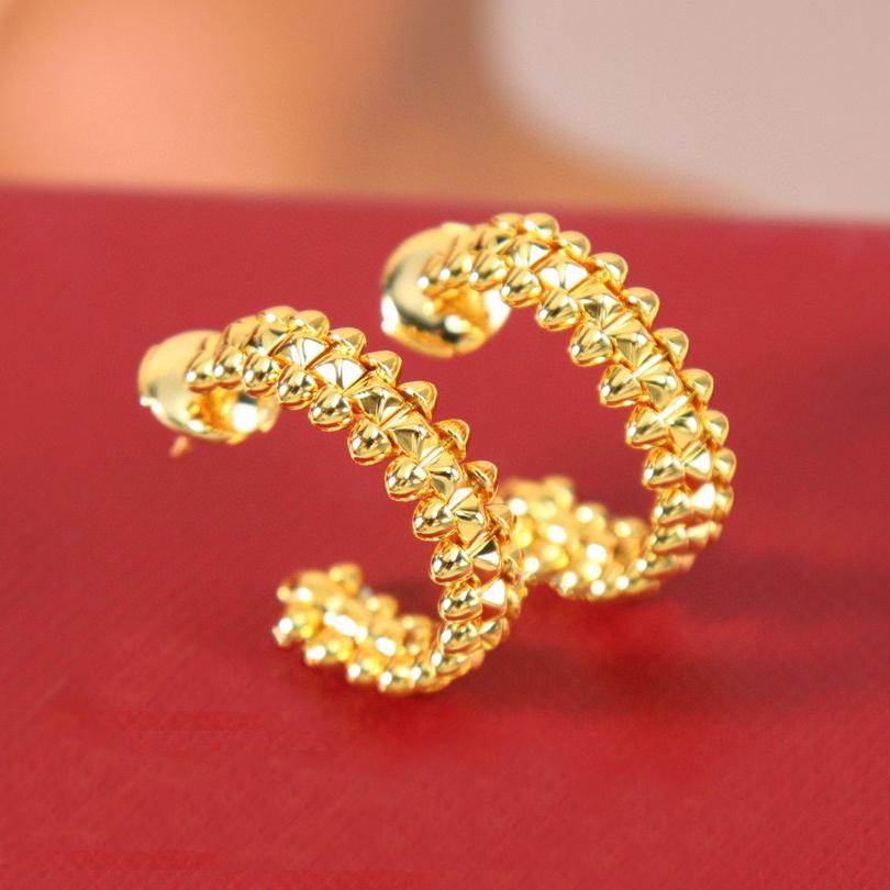 New Vintage Hot Brand Earrings Bullet Eardrop Luxury Jewelry for Women Fashion Designer Pure 925 Sterling Silver Lady Ear Stud