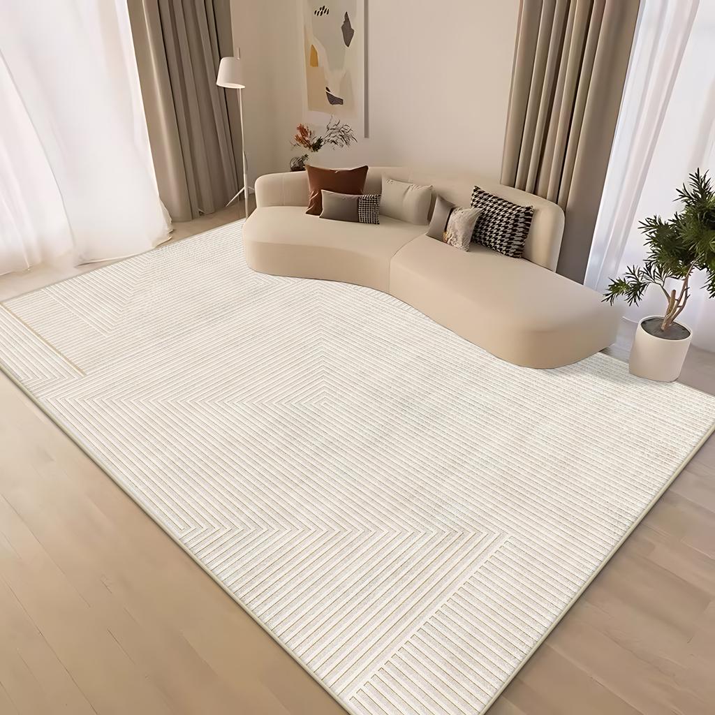 Modern Simple Style Living Room Rug Non-slip Big Size Decoration Home Bedroom Carpet Soft Lint-free Easy Cleaning Sofa Table Mat