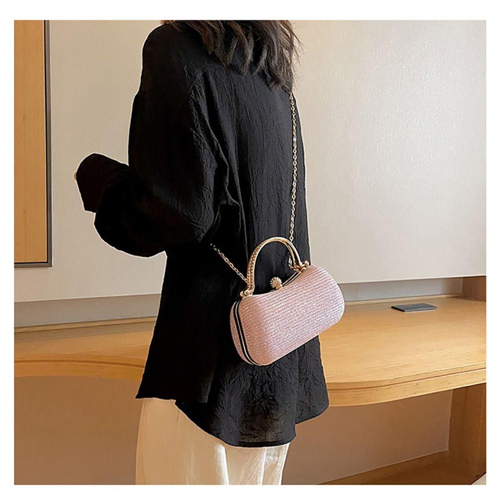 1Pcs Fashion Clutch Bag Evening Bag Shoulder Dinner Bag Chain Purse Rhinestones Beaded Women Handbags for Wedding Party