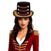 Vintage Circus Tasseled Magicians Top Hat Classical Headwear Stage Performances Costume Accessory