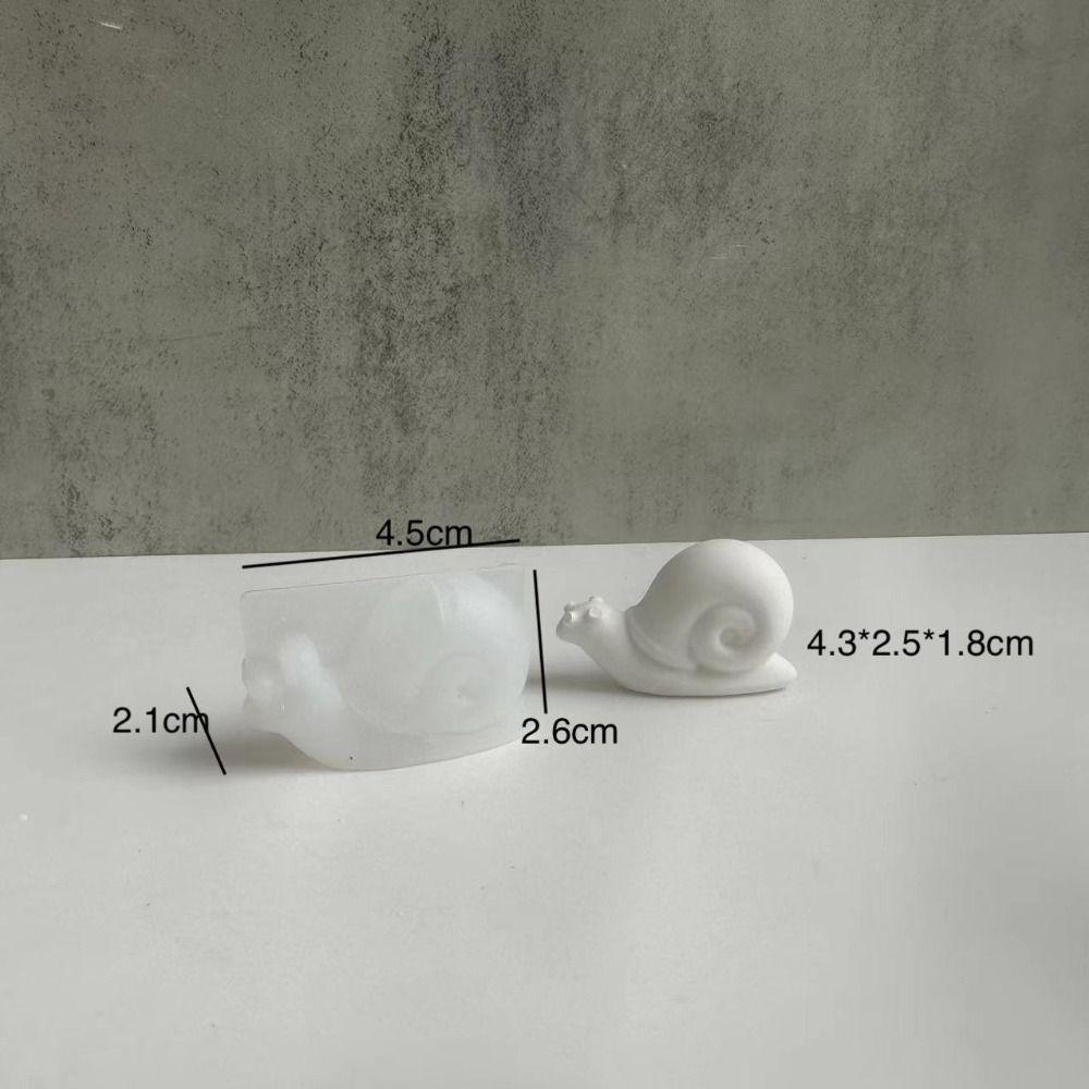 Silikonový materiál Šnečí silikonová forma Roztomilý šnek Velká velikost Zvířecí silikonová forma 3D zvířecí forma pro epoxidovou pryskyřici Domácí dekorace