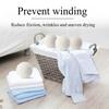 5Pcs Reusable Wool Dryer Balls Clothes Softener Laundry Fleece Dryer Ball Kit Home Clothes Dryer Washing Machine