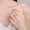 Demon Eye Ring: Women's Versatile Niche Light Luxury Blue Eye Open Index Finger Jewelry.
