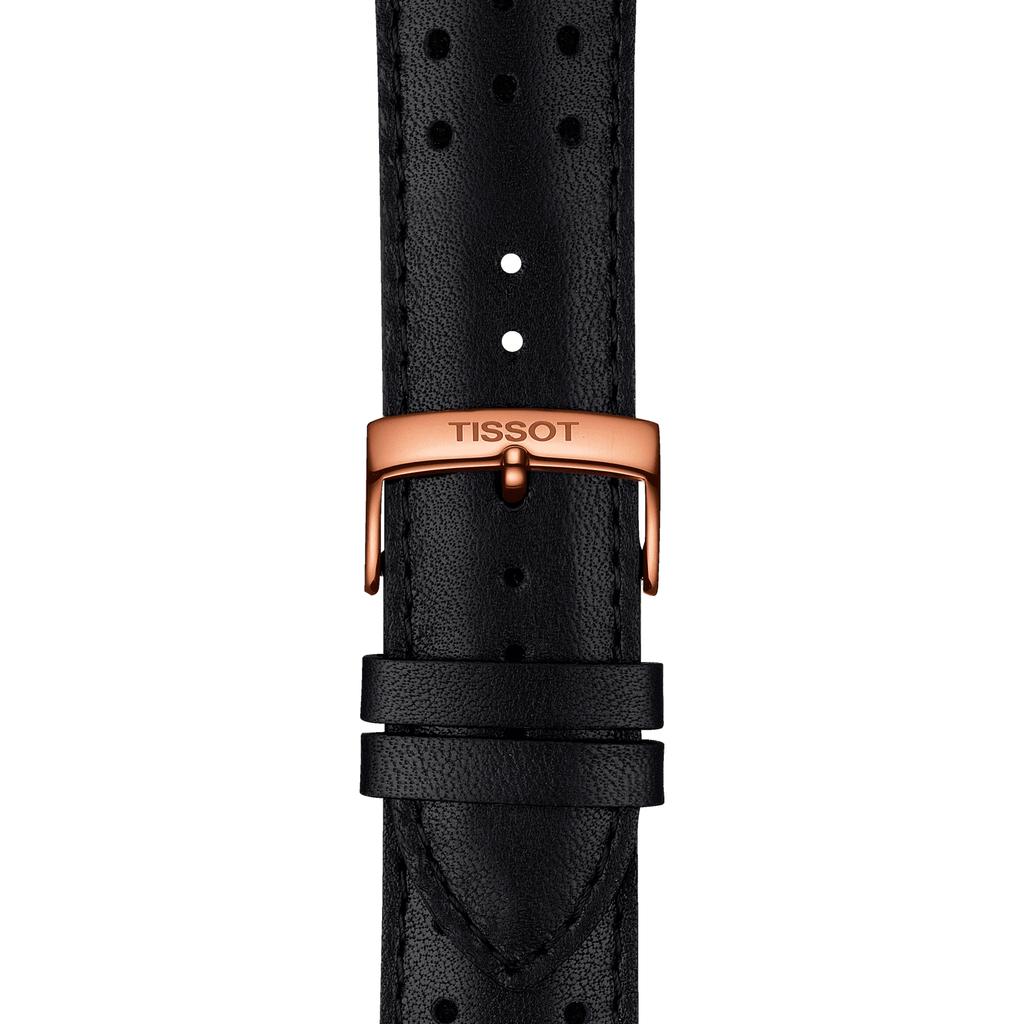 Tissot Leather Strap silver Dial Men's Fashion Watch T106.417.36.031.00