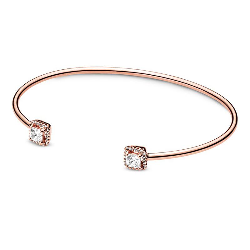 New Silver Color Classic Adjustable Snake Chain Bracelets Fits Beads Link Chain Charm Bracelets For Women Fashion Jewelry