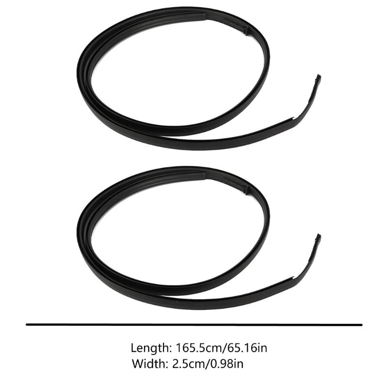 7555252190 7555152210 Vehicle Roof Trim Precisely Crafted Roof Edge Guard 1 Pair