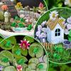 10pcs Resin Crafts Miniature Resin Frogs Cute Garden Frogs Decoration  Home Decor