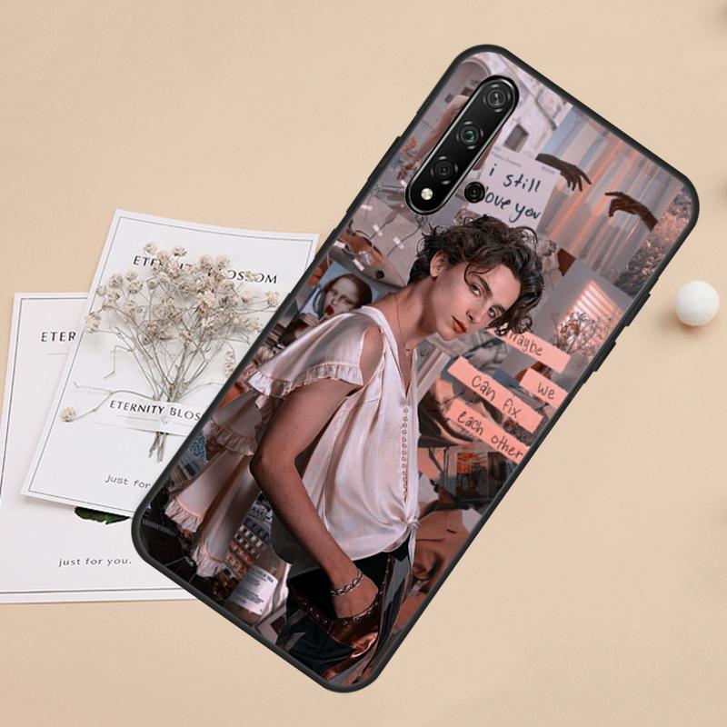 Timothee Chalamet For Huawei Nova Y91 Y61 Y60 Y70 Y72 Y73 Y90 9 10 SE 7i 8i 11i 12i P30 P40 Lite P60 Pro Case