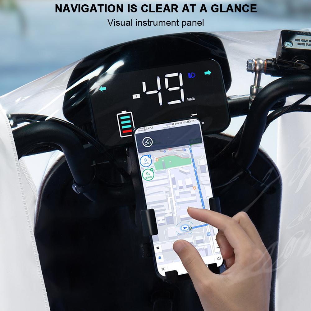 Electric Vehicle Raincoat with Mirror Slots Scooter Motorcycle Raincoat Waterproof Scooter Rainwear Cover for Outdoor Tour
