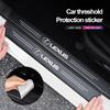 Car Threshold Protection Strip Anti Stepping Sticker Foot Pedal Sticker For Lexus GS IS LS500h ES260 ES300h RX350h NX260 UX260