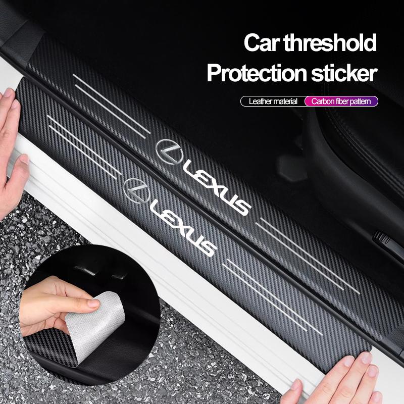 Car Threshold Protection Strip Anti Stepping Sticker Foot Pedal Sticker For Lexus GS IS LS500h ES260 ES300h RX350h NX260 UX260
