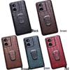Genuine Leather Crocodile Pattern Case for iQOO Z8/Z7 - Full Package Protective Cover with Bracket.