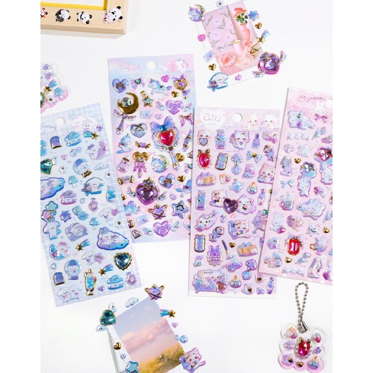 Animal Sticker for Kid Craft Scrapbooking Journal Planner Phone Case Decoration Child Motivational Sticker for Teacher