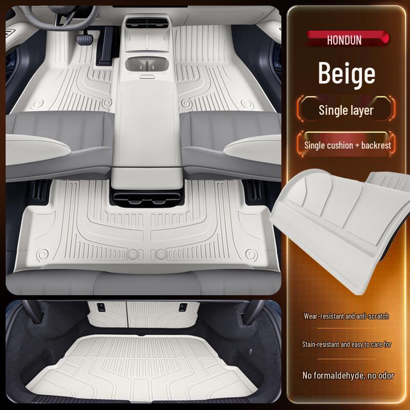 Dark Blue TPE Floor Mats for L06 - 2026 Car Interior Accessories