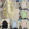 Large Capacity Nylon School Backpack For Teen Students With Antiload Burden Design For Middle School Use