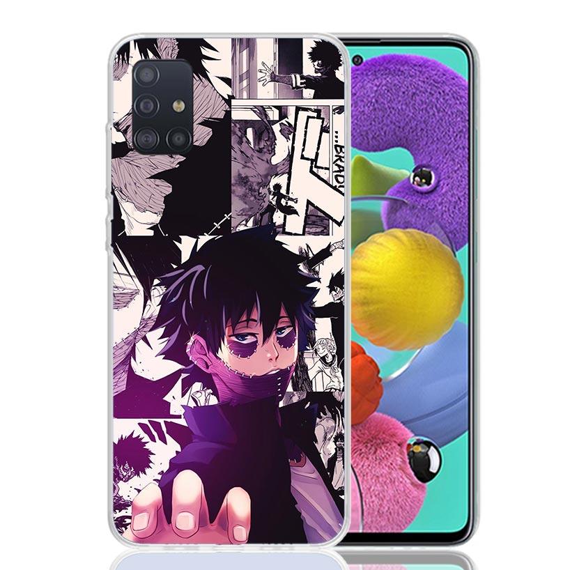 My Hero MHA Dabi Bnha Phone Case For Samsung Galaxy A52 A32 A22 A12 A02S A50S A30S A51 A31 AA71 Note 20 Ultra 10 S10 Plus Galaxy