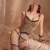 Sexy lingerie sexy female leopard print passion clothes free uniform small chest pajamas hot suit
