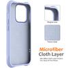 For iPhone 14 Pro Case Water Ripple Texture Liquid Silicone Slim Phone Shell Compatible with MagSafe
