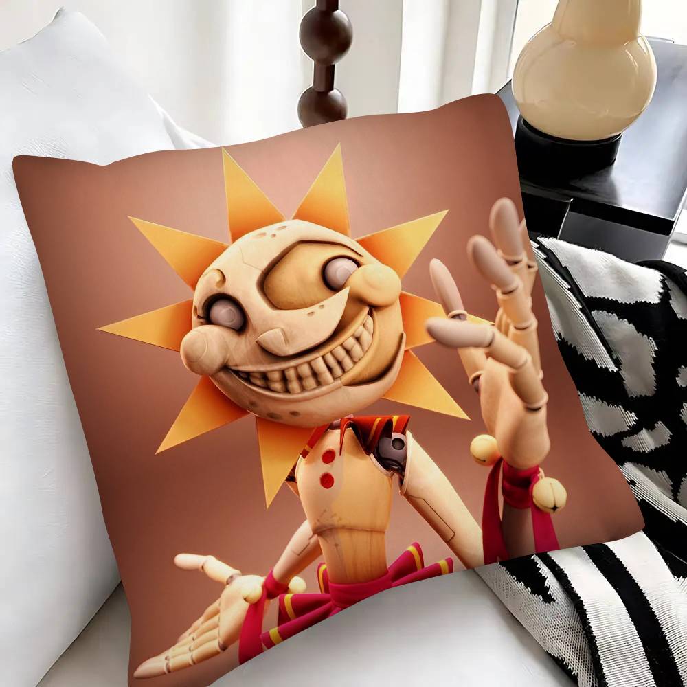 Sundrop And Moondrop Pillow Case Fashion Square Pillowcase Bedroom Sofa Room Ins Decoration Leisure