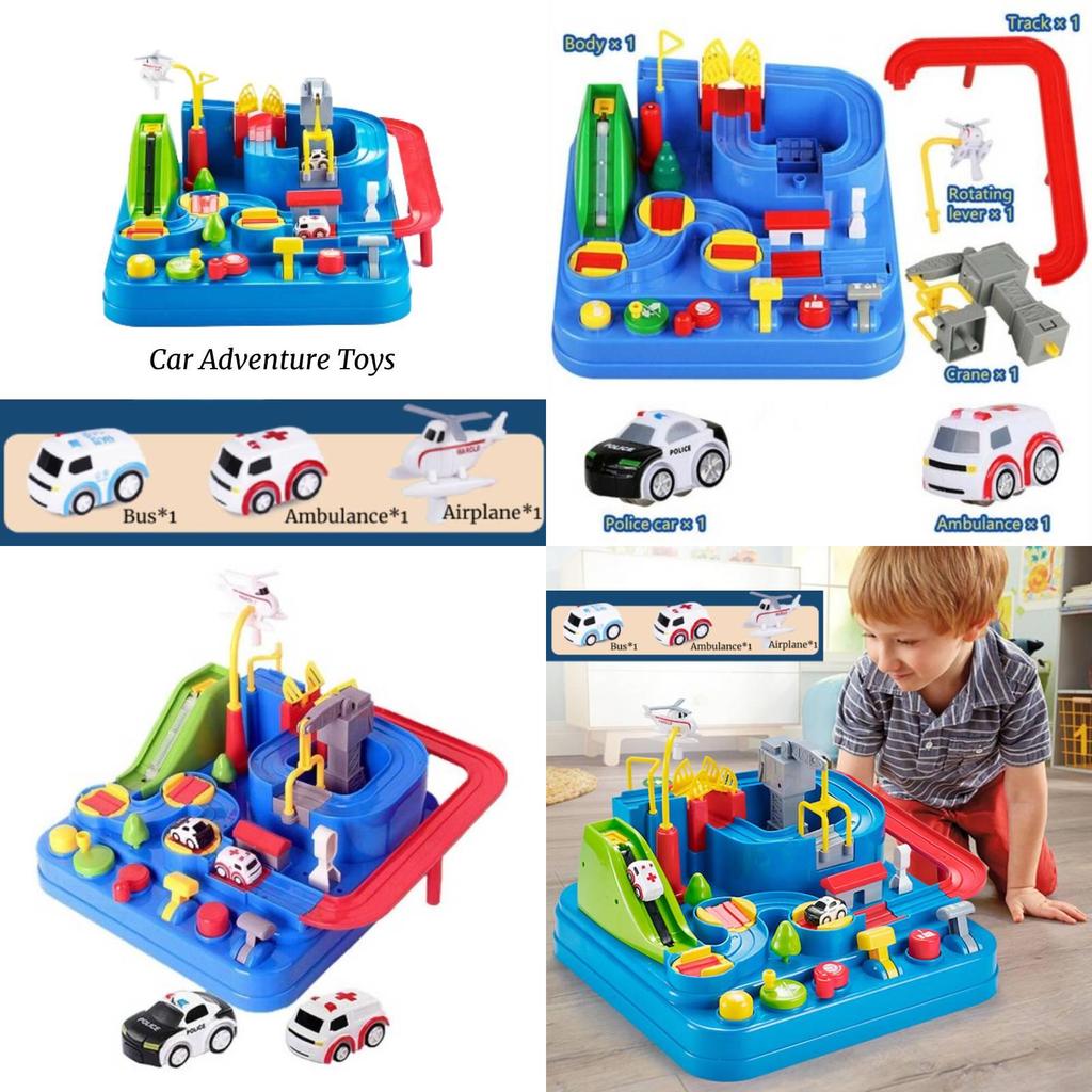 Piste de Voiture Jouet Aventure Glissante par Inertie Passionnante Pour Enfants Jouet Éducatif Populaire d'Apprentissage Précoce