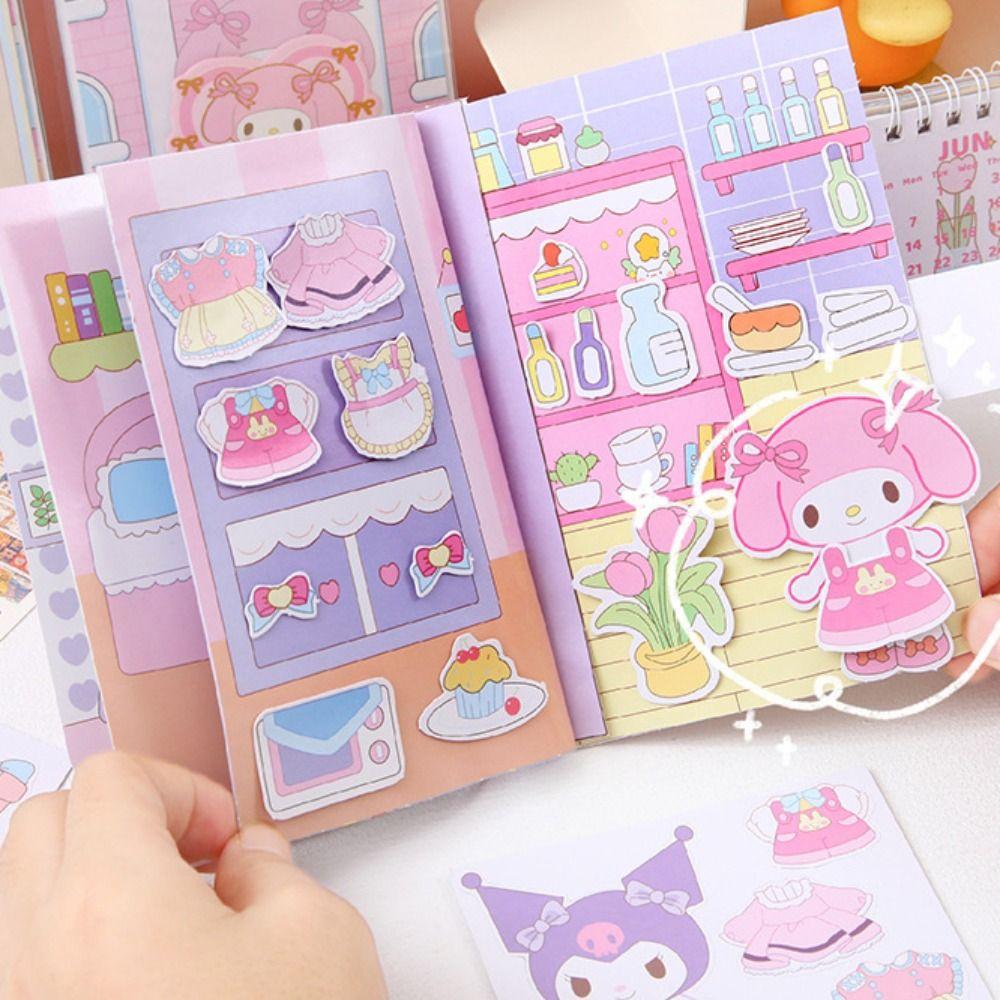 Anime Activity Books KT Quiet Book Toys Handmade DIY Kuromi Busy Book My Melody   Children