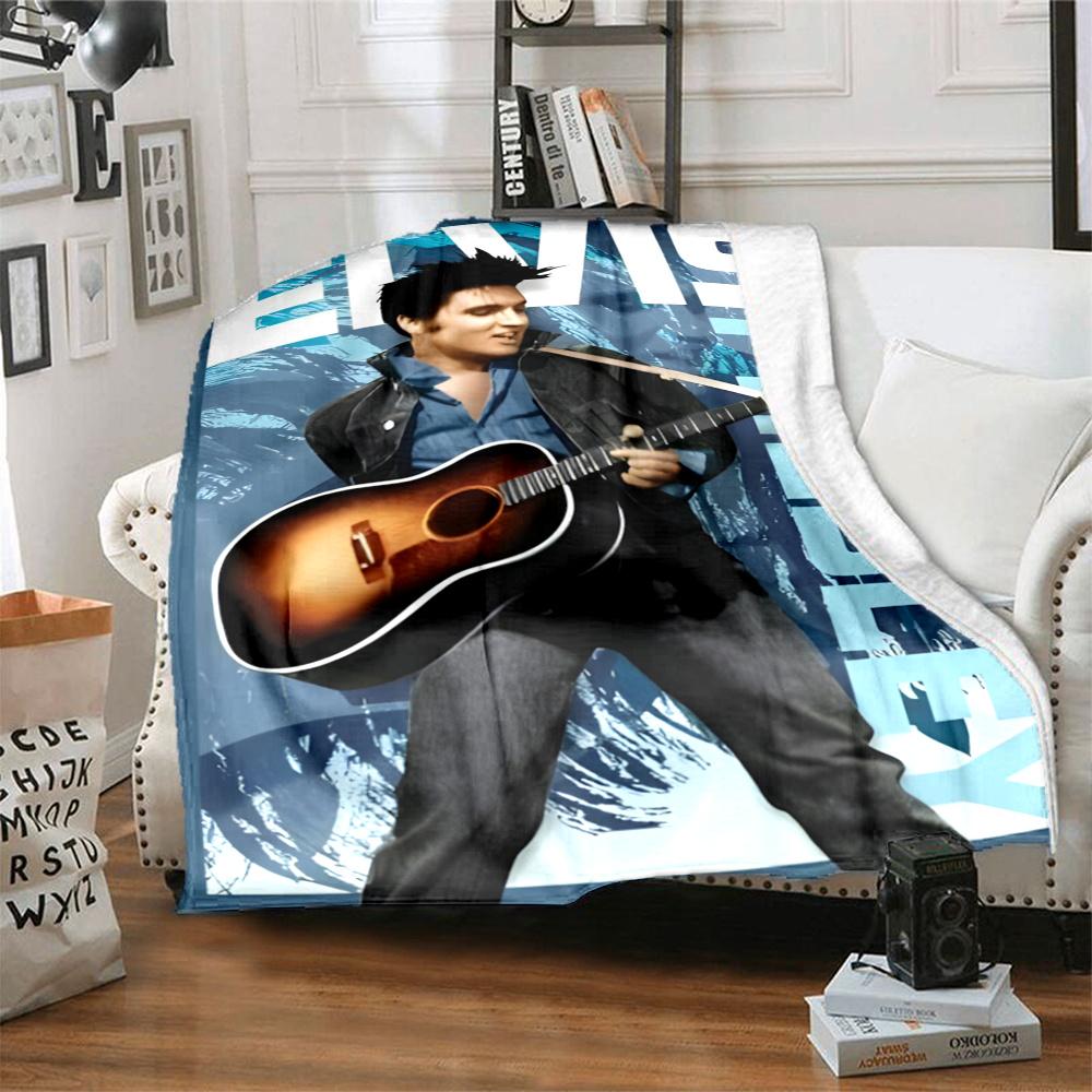 Elvis Presley Blanket Soft Warm Cozy Suitable For Office Bed Office Chair For All Occasions Stylish Decor Gift For Travel Home Birthdays