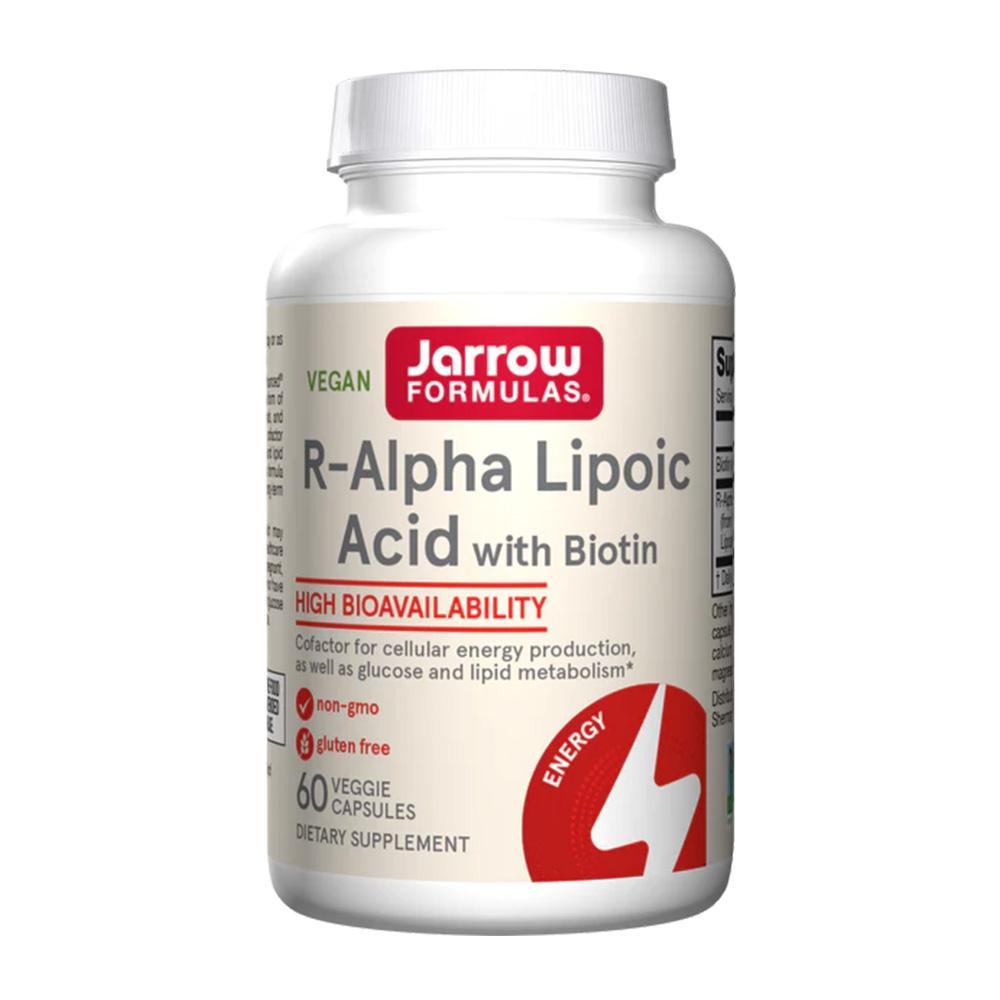 

Vegan R-Alpha Lipoic Acid with Biotin, 60 Veggie Capsules