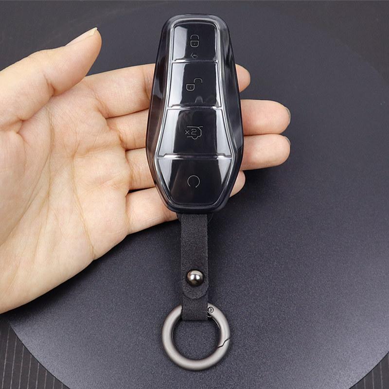 Ultra-Thin Key Case for BYD Models: Dolphin, Qin Plus, Yuan, Song Pro, Seagull, Leopard, Tang, Han, Frigate, Destroyer